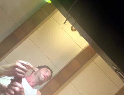 Clear View up at My Two Handed Jerk Motion