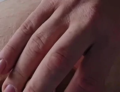 Chubby White Daddy Tries Vibrating Dildo