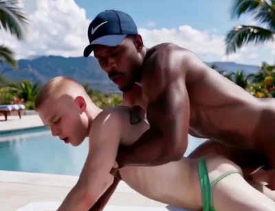 Bbc fuck by pool ai generated