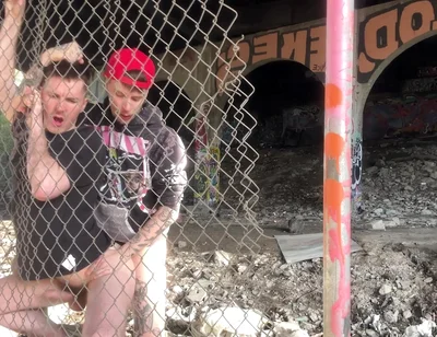 Cruising Tatted Fxggot Fuck Kian Fuk at the Tracks