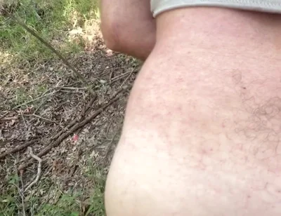 Cruising Straight Guy Gets Bent Over a Tree