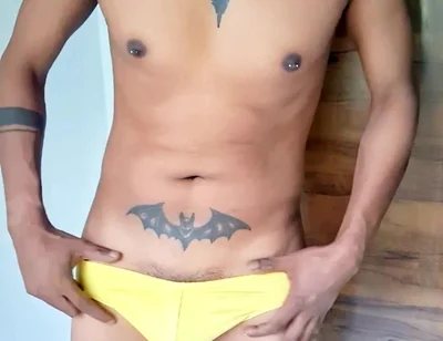 Yellow Thong Size Check