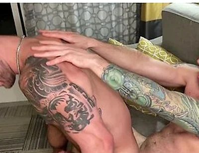 Muscle Bottom Blain Oconnor Sucks And Gets Fucked By Stepdaddy Derek Kage