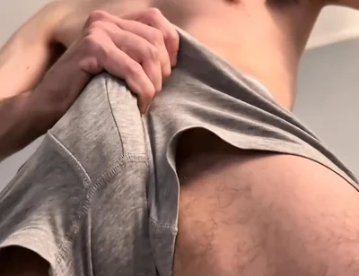 Male Dirty Talking While Cumming in Underwear - Loud Moaning Solo Orgasm