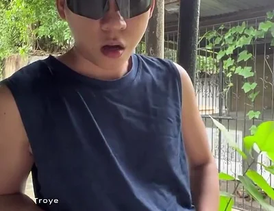Naked Boy Outdoor Masturbation