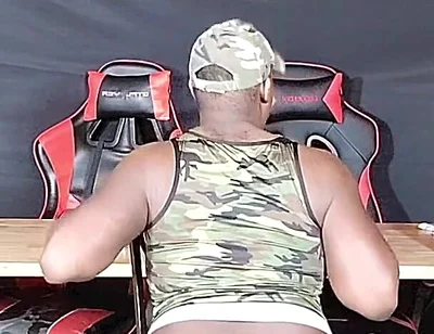 Military Slut Destroying Bussy with Giant Dongs