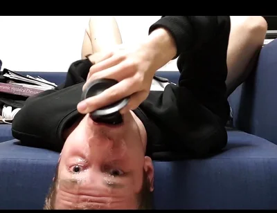 Fucking My Throat with This Dildo