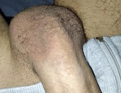 Bastard Empties Semen From His Big Cock Under the Sheets, Suck Please!!