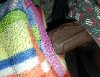 Big Black Cock a Man Handjob in Night Room