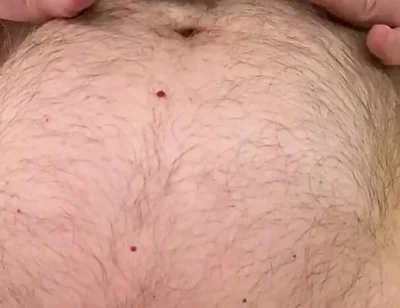 Coach Karl Rubs His Furry Belly for You 6940