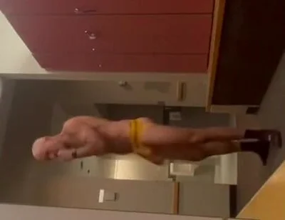 Parading in My Jock at the Gym!