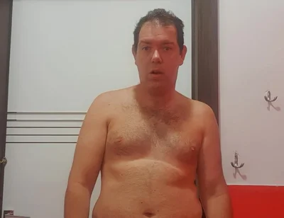 All Naked in Bathroom