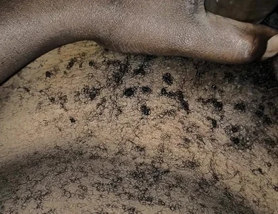 Late Night Horny Hairy African Male Stroking Dick and Releases Loads of Cum After the Lady Didn't Show up for Sex