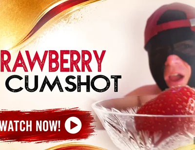 Gloryhole Squirts a Stepdaddy on Strawberries