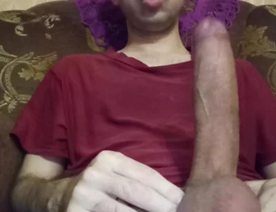 Boy with Huge Cock. Solo Masturbation