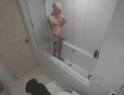 Secret Shower Cam Caught Me Touching Myself