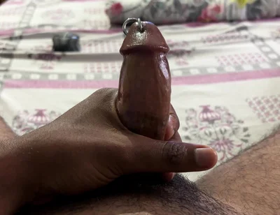 I Massaged My Pierced Dick After so Many Days