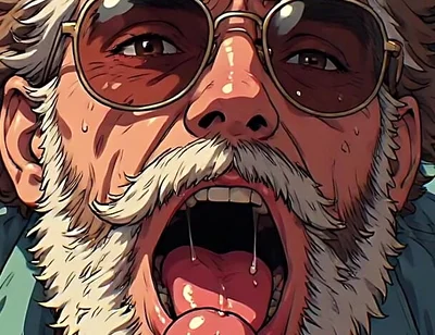 Hunks Sucking in Aviators Art