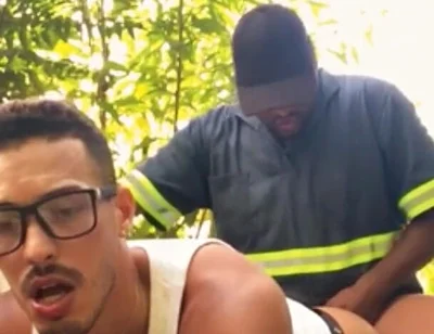 Workers Eating Colleague's Ass and Cumming in His Mouth