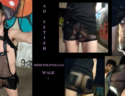 Mesh Rub Overalls - Night Walk