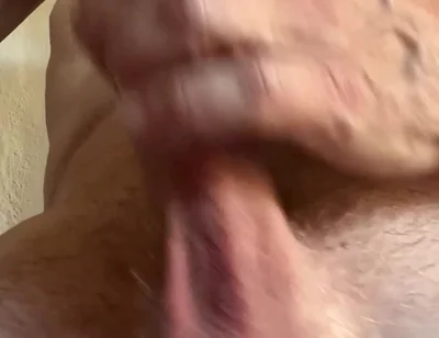 Leaky Cock Goes Soft to Hard to Cumshot