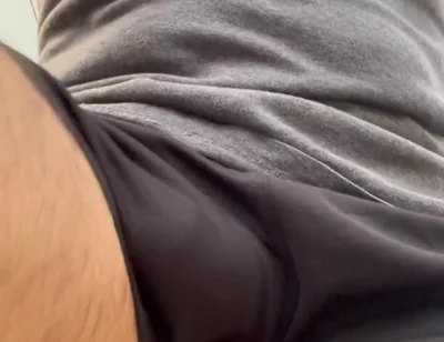 He's Just Showing off His Bulge...