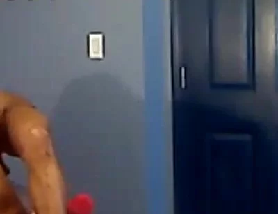 Kennie Jai Works Out in Front of Roommate...and Things Start to Heat up Real Quick!!