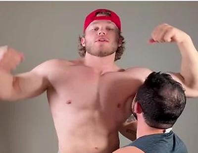 Muscle Stud Makes Boy Sniff Pits