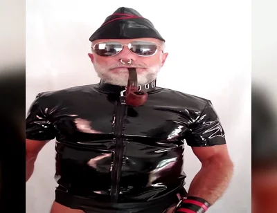Fetish Stepdad Experiencing Collar