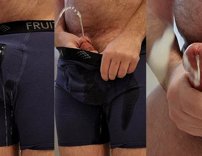 Soaking My Underwear and Blowing a Huge Load