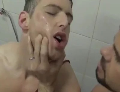 Dominated In The Shower 2 With Jace Tyler, Mario Domenech And Antonio Miracle