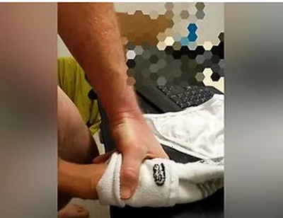Vocal Stepdad Plays & Fucks Sock For His Fans
