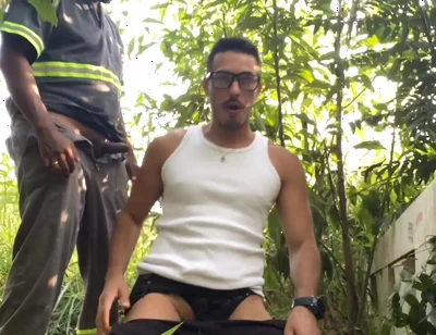 Construction Worker Has Sex with Boy on the Construction Site.