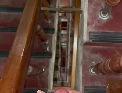 Shot in the Stairwell