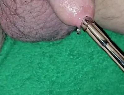 Urethral Sounding with Cumshot
