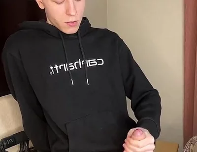Young Guy's Thick Rope Cum Spray