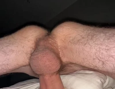 Slim Twink's Pulsing Orgasm Release
