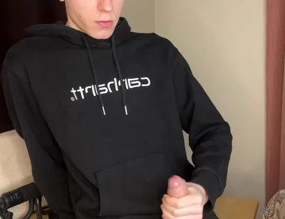 Young Guy's Thick Rope Cum Spray