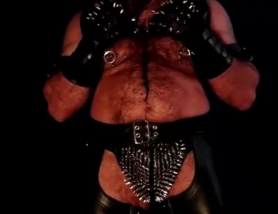 Leather Chaps, Spikes and Pipe
