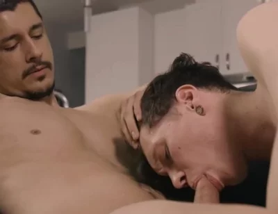 Hot Massage Turned Into Intense Bareback Between Stepdad - Marco Biancci