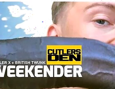 Cutler X Destroys British Twunks Smooth Hole With His Big Uncut Juicy Cock