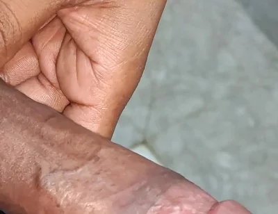 Indian Desi Boy Playing Big Cock in Bathroom