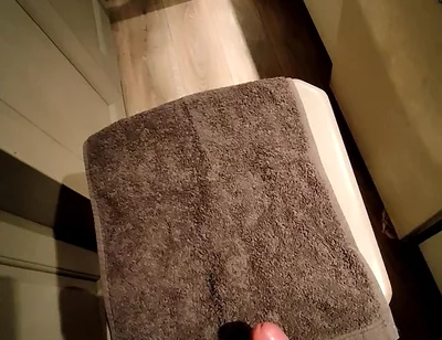 Small Penis Comes on Bar Stool in Condom