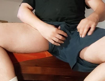Dirtyjunkbro Turned on, Hot Dirty Socks Play and Cum.