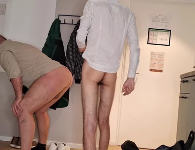 Riding a Huge Big Dick Gay Anal Creampie. Daddy Get Fucked