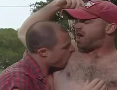 Meets His Match In A Shack With Jake Dakota And Jason Ridge