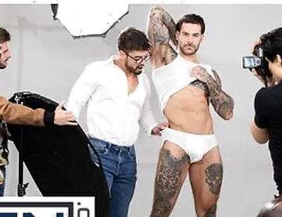 Men - Dann Grey Watches Papi Kocic Posing For A Photoshoot And Wonders What His Cock Would Feel Like