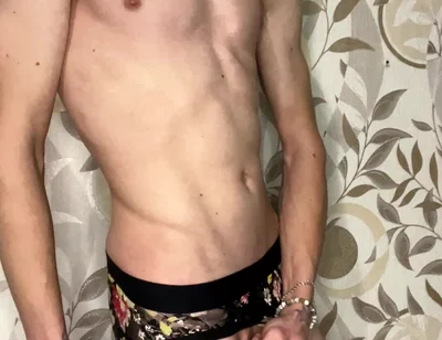Handjob in Girls' Panties and Dirty Talk