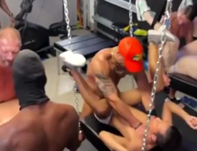 16 Men Gang Orgy