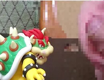 Bowser Figure Bukkake